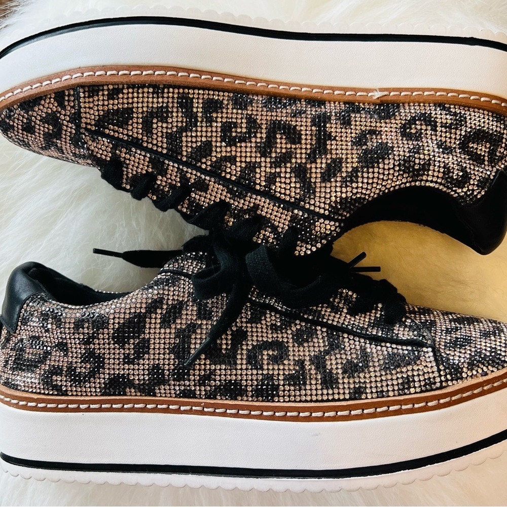 Like New Chelsea & Violet Crystal Sneakers